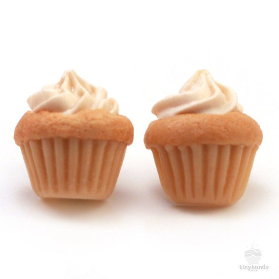 Scented Vanilla Cupcake Earstuds - Tiny Hands
 - 1