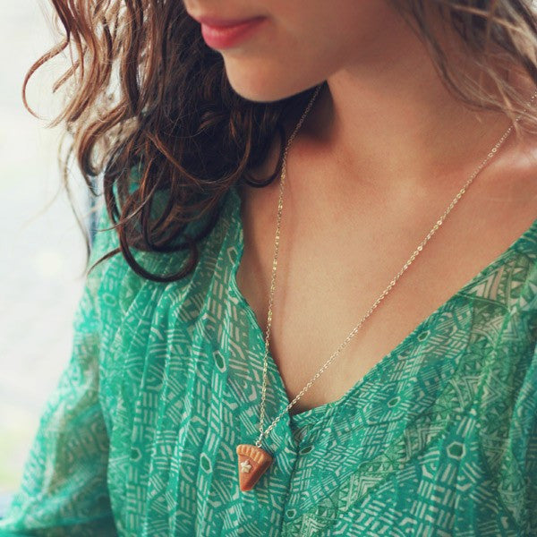 Scented Pumpkin Pie Necklace - Tiny Hands
 - 2