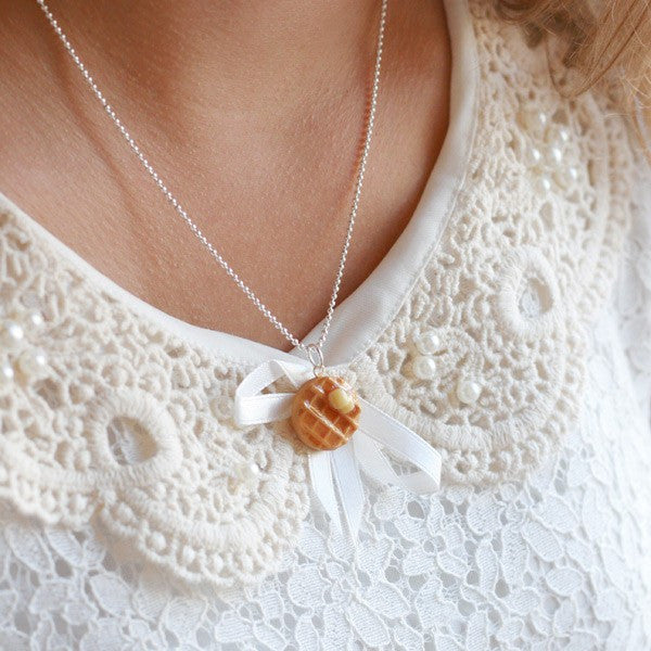 Scented Waffle Necklace as seen on Parks and Recreation! – Tiny Hands