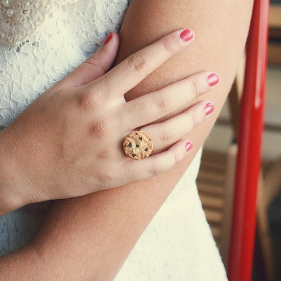 Scented Chocolate Chip Cookie Ring - Tiny Hands
 - 3