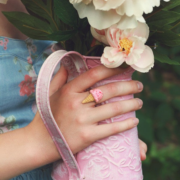 Scented Strawberry Ice-Cream Ring - Tiny Hands
 - 2
