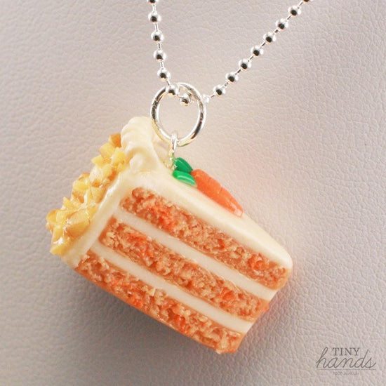 Scented Carrot Cake Necklace - Tiny Hands
 - 2
