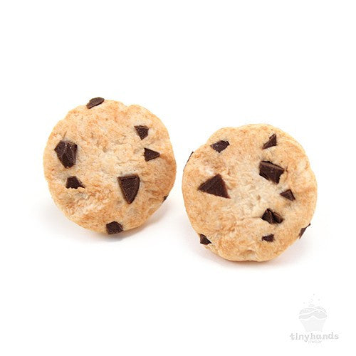 Scented Chocolate Chip Cookie Earstuds - Tiny Hands
 - 1