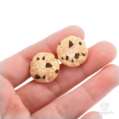 Scented Chocolate Chip Cookie Earstuds - Tiny Hands
 - 4