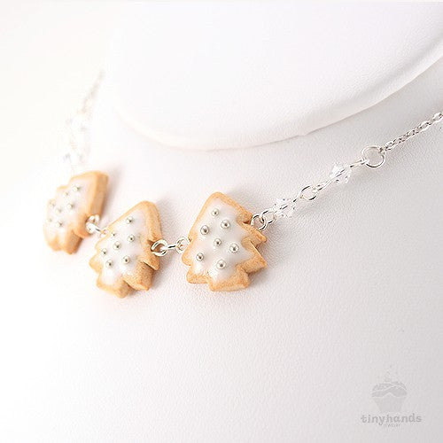 Scented Christmas Cookie Necklace/Choker - Tiny Hands
 - 3