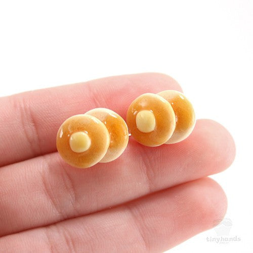 Scented Pancake Earstuds - Tiny Hands
 - 4