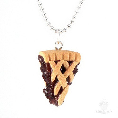 Scented Blueberry Pie Necklace - Tiny Hands
 - 1