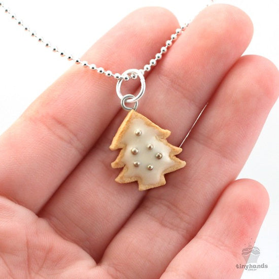 Scented Christmas Cookie Charm Necklace - Tiny Hands
 - 3