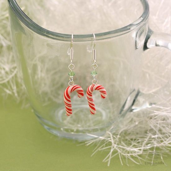 Scented Candy Cane Earrings - Tiny Hands
 - 6