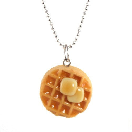 Scented Butter & Maple Syrup Waffle Necklace - Tiny Hands
 - 1