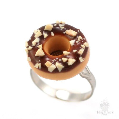 Scented Chocolate Nut Donut Ring - Tiny Hands
 - 1