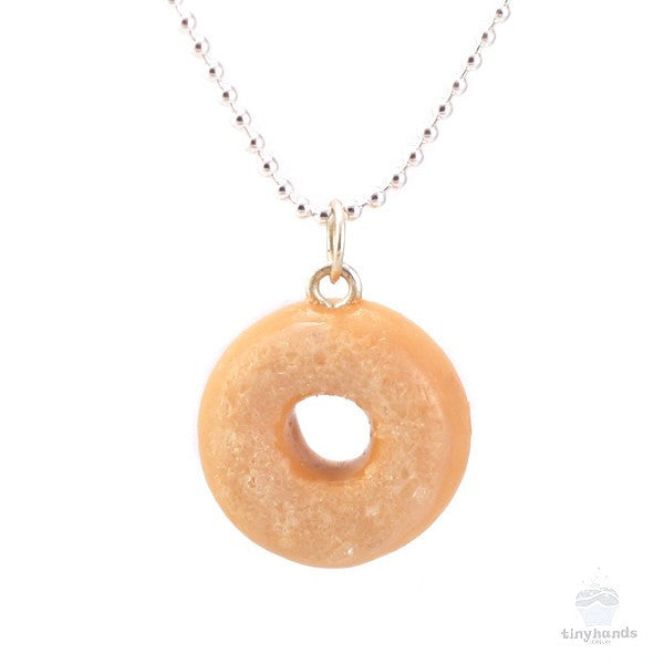 Scented Sugar Glazed Donut Necklace - Tiny Hands
 - 1