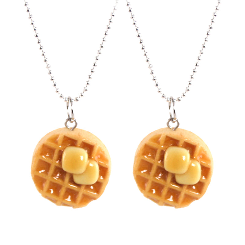 トップス Phenomenon 2000s Chain Waffle Ver. Scented Waffle Necklace as seen on Parks and Recreation! – Tiny Hands