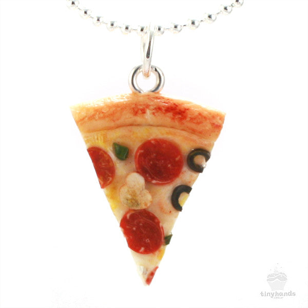 Scented Pizza Necklace