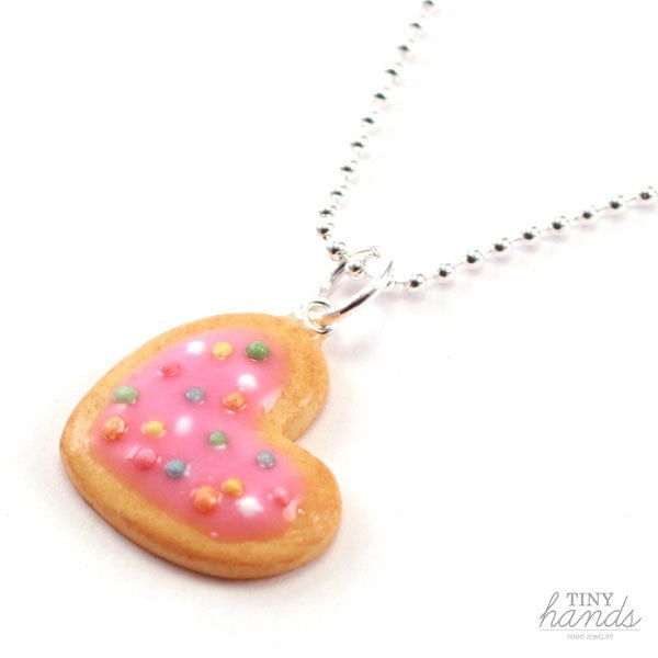 Scented Heart Cookie with Sprinkles Necklace - Tiny Hands
 - 2