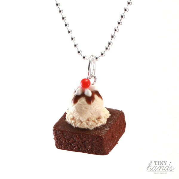 Scented Brownie Sundae Necklace - Tiny Hands
 - 1