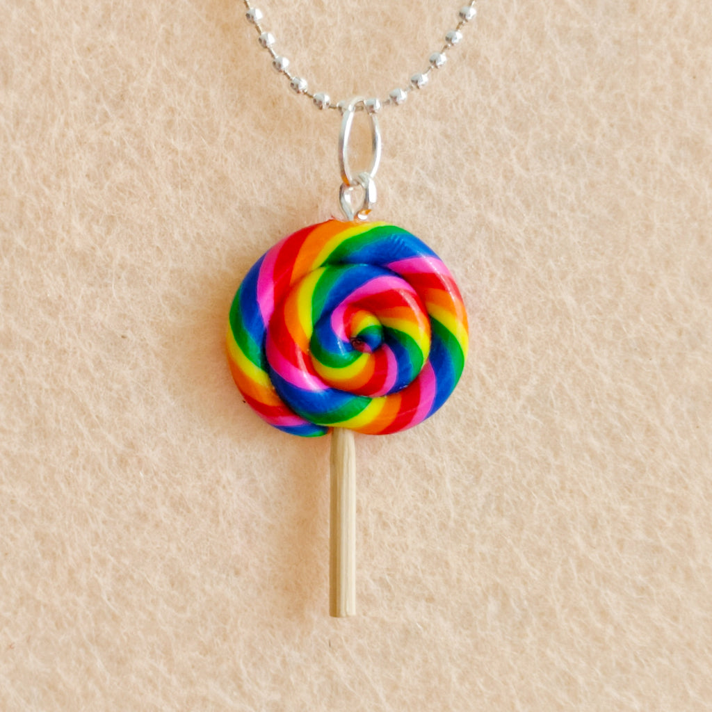 Bubblegum Scented Lollipop Necklace