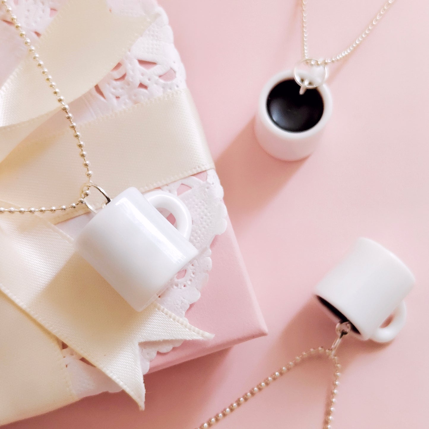 Coffee Mug Necklace - Limited Edition (Unscented)