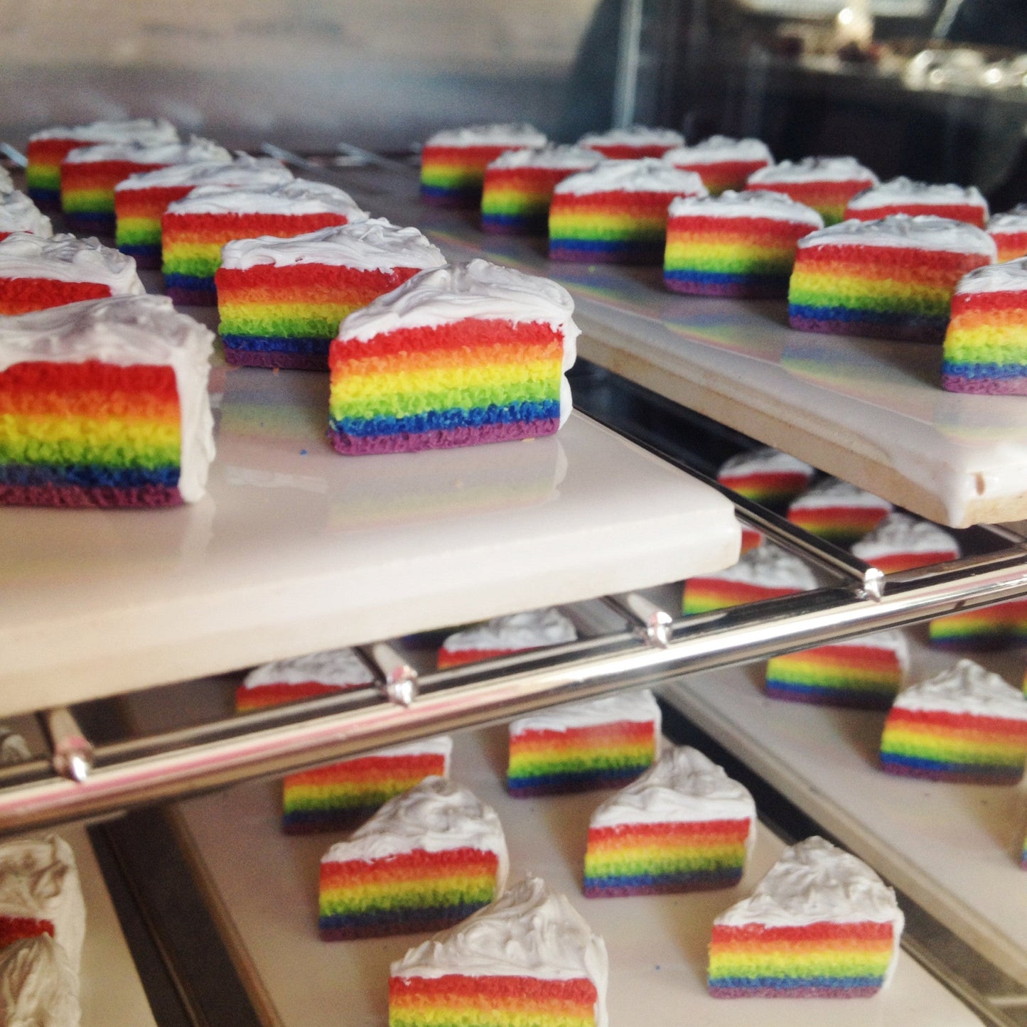 Scented Rainbow Cake Necklace - Tiny Hands
 - 3