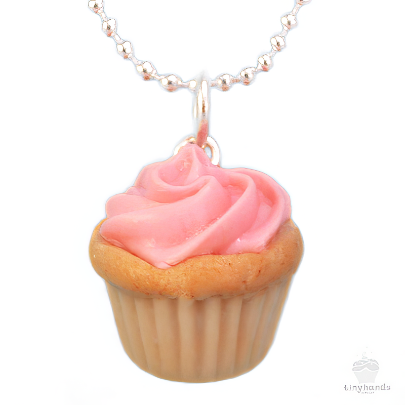 (Wholesale) Scented Birthday Cupcake Necklace