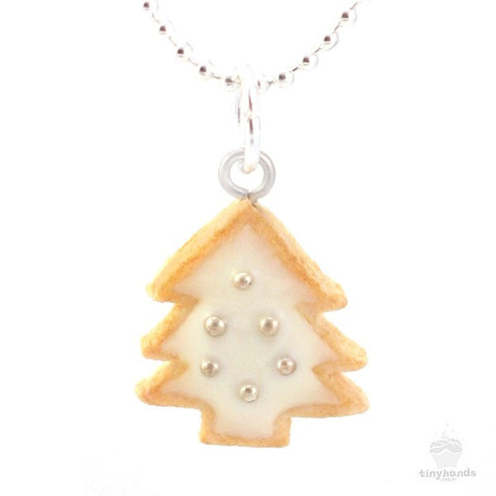 Load image into Gallery viewer, Scented Christmas Cookie Charm Necklace - Tiny Hands
 - 1
