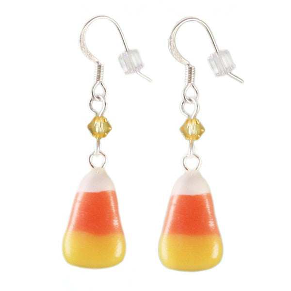 Load image into Gallery viewer, Scented Candy Corn Earrings - Tiny Hands
 - 1
