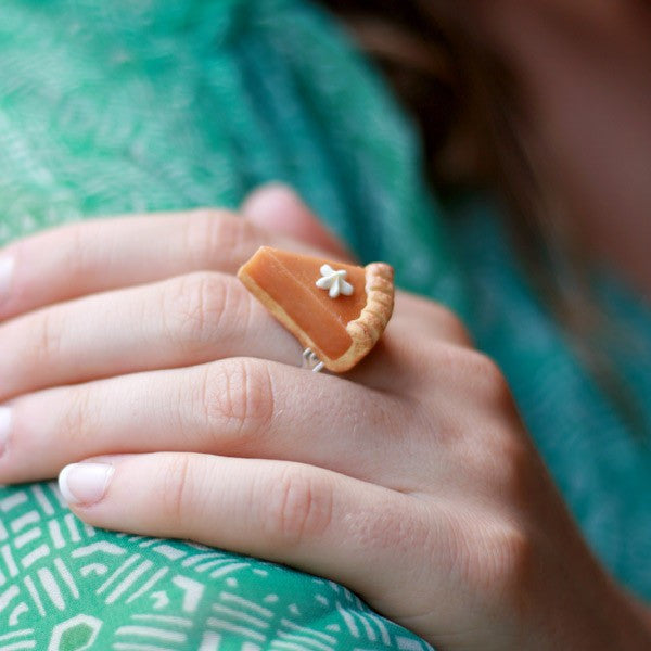 Load image into Gallery viewer, Scented Pumpkin Pie Ring - Tiny Hands
 - 2
