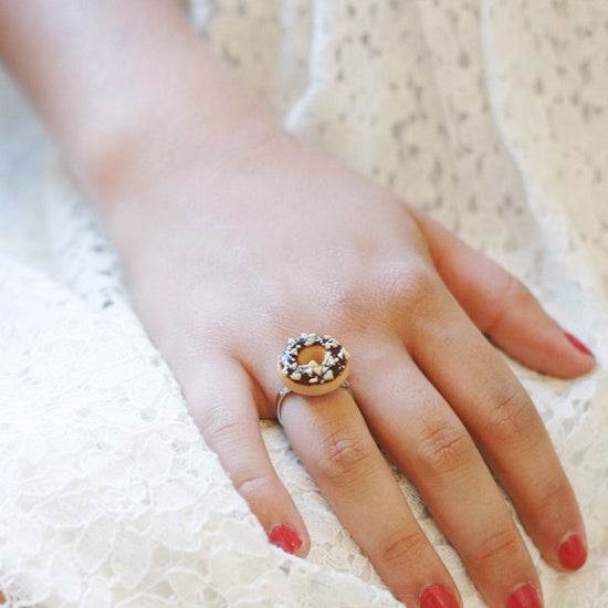 Scented Chocolate Nut Donut Ring - Tiny Hands
 - 2
