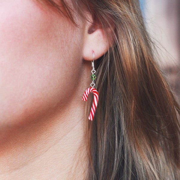 Scented Candy Cane Earrings - Tiny Hands
 - 3