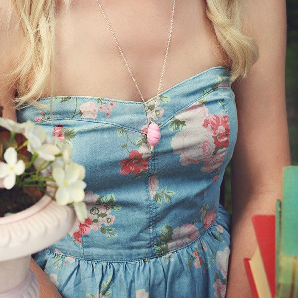 Scented Cotton Candy Necklace - Tiny Hands
 - 2