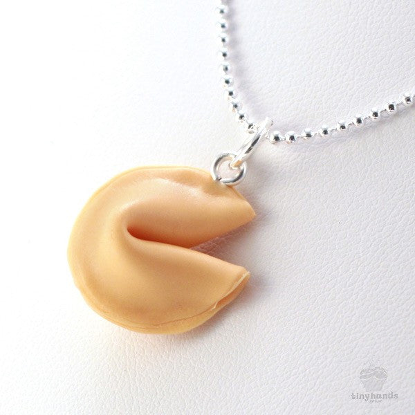 Scented Fortune Cookie Necklace - Tiny Hands
 - 4