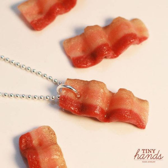 Load image into Gallery viewer, Scented Bacon Necklace - Tiny Hands
 - 3
