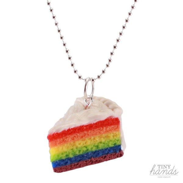 Scented Rainbow Cake Necklace - Tiny Hands
 - 1