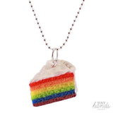 (Wholesale) Scented Rainbow Cake Necklace