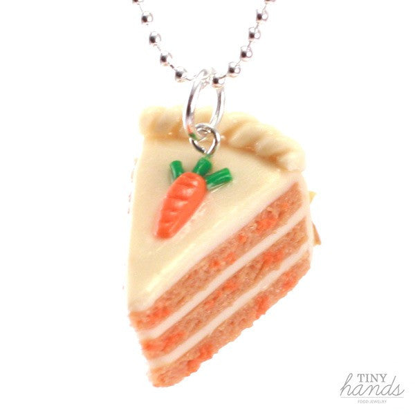Scented Carrot Cake Necklace - Tiny Hands
 - 1