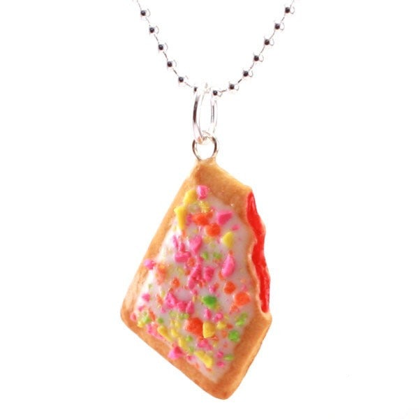 Load image into Gallery viewer, Scented Toaster Pastry Necklace - Tiny Hands
 - 1
