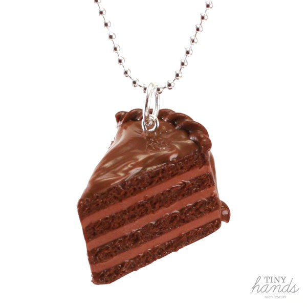 Scented Chocolate Cake Necklace - Tiny Hands
 - 1