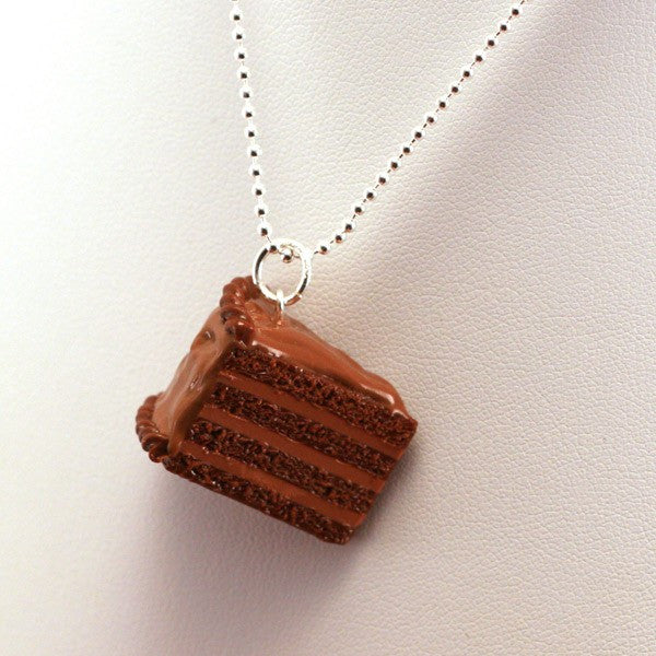 Scented Chocolate Cake Necklace - Tiny Hands
 - 2