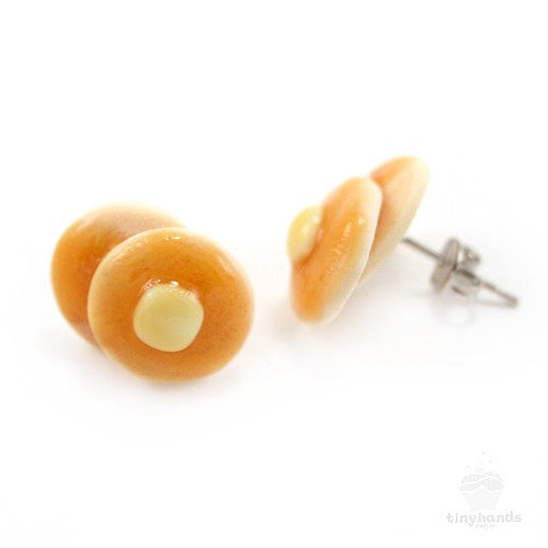 Load image into Gallery viewer, Scented Pancake Earstuds - Tiny Hands
 - 3
