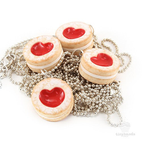 Scented Shortcake Heart Cookie Necklace - Tiny Hands
 - 8