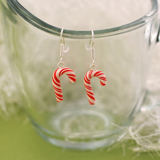 Scented Candy Cane Earrings - Tiny Hands
 - 5