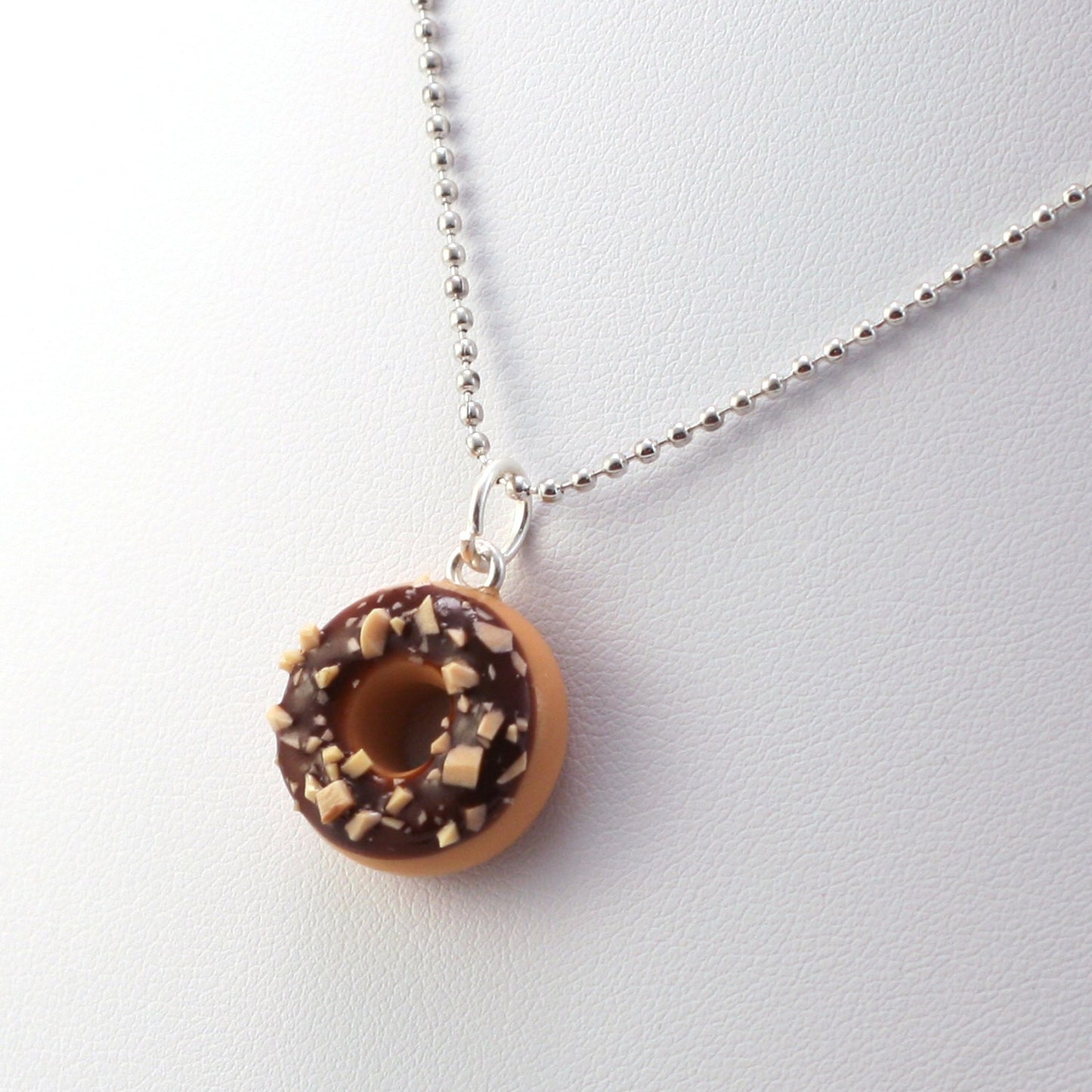 Scented Chocolate Nut Donut Necklace - Tiny Hands
 - 4