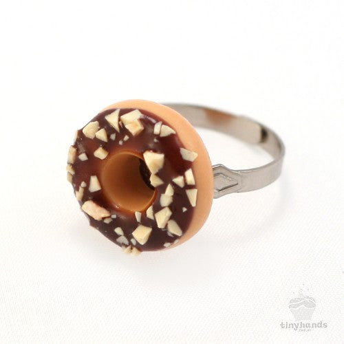 Scented Chocolate Nut Donut Ring - Tiny Hands
 - 3