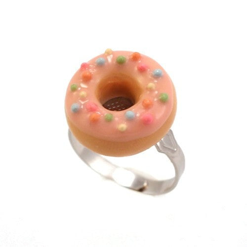 Scented Strawberry Sprinkles Donut Ring - Tiny Hands
 - 1