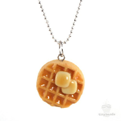 Scented Butter & Maple Syrup Waffle Necklace - Tiny Hands
 - 1