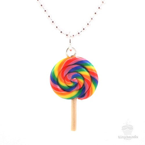 Bubblegum Scented Lollipop Necklace - Tiny Hands
 - 1