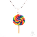 (Wholesale) Bubblegum Scented Lollipop Necklace