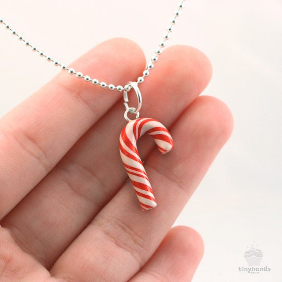 Load image into Gallery viewer, Scented Candy Cane Necklace - Tiny Hands
 - 4

