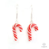 (Wholesale) Scented Candy Cane Earrings
