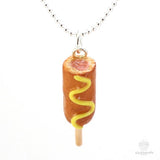 (Wholesale) Maple Syrup Scented Corn Dog Necklace